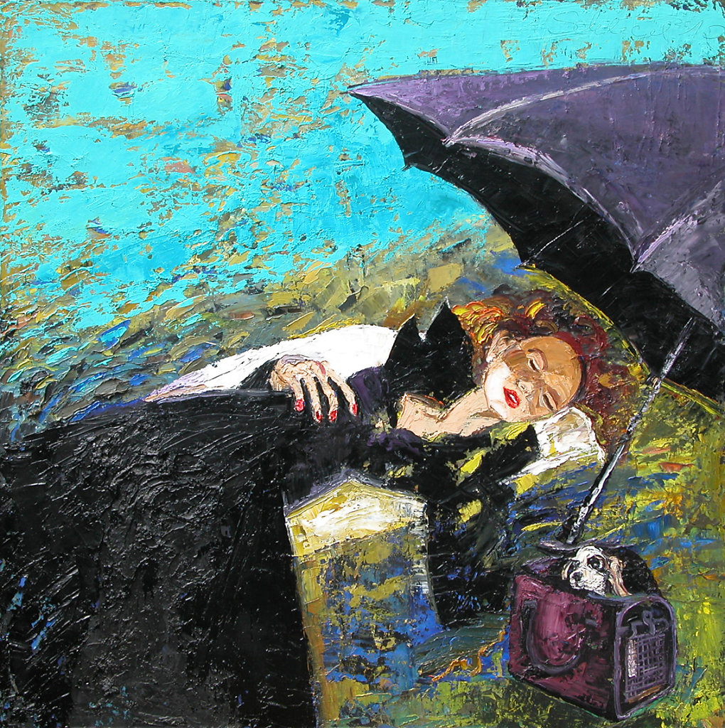 "Siesta", Öl/LW, 100x100, 2012