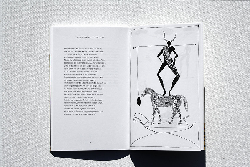 “Tagebuchtage“, Zeichnungen zu Gedichten von Anemone Laztina, Edition Galrev, Berlin 1992